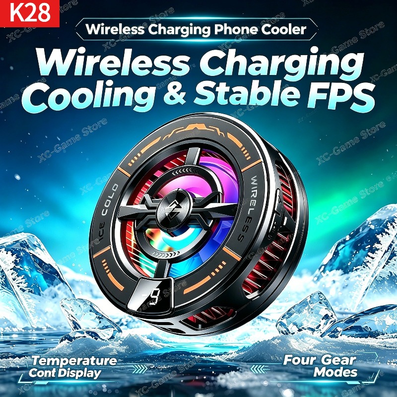Phone Accessories For Android - K28 Pendingin Ponsel Semikonduktor Magnetik dengan