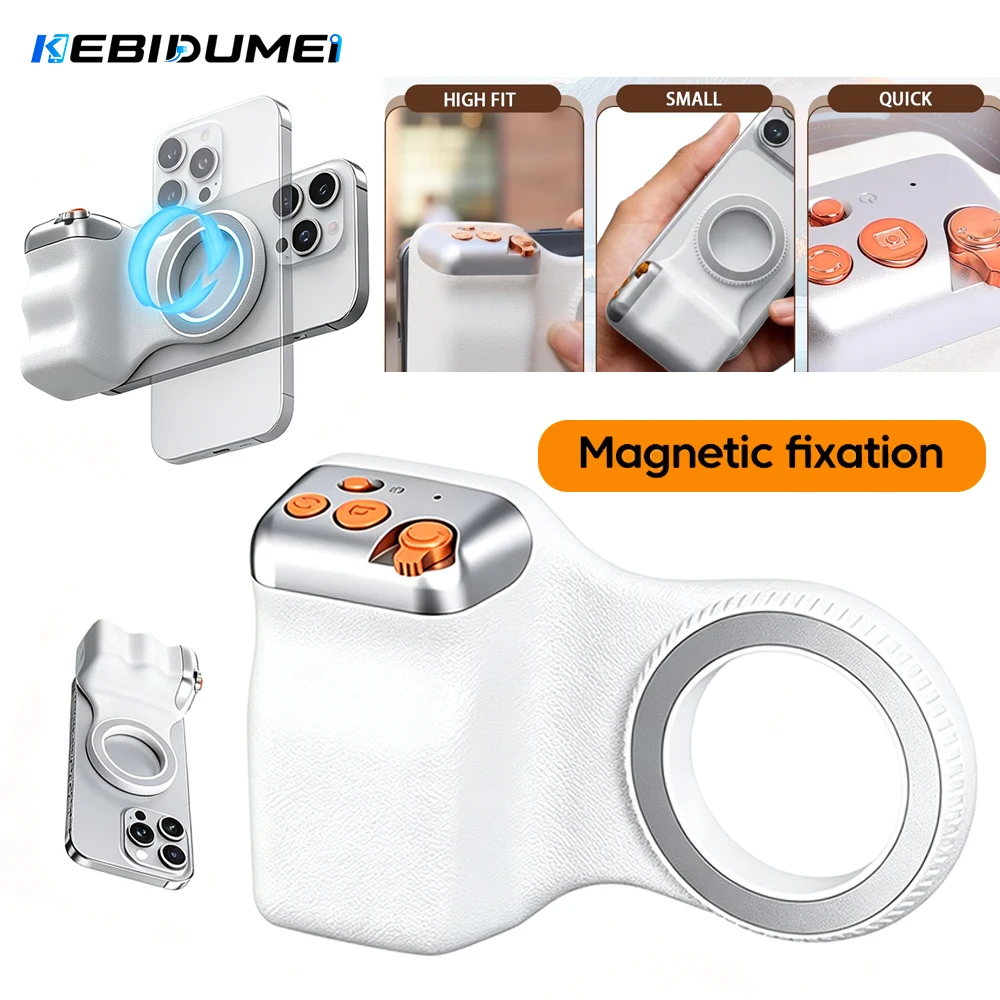 Phone Accessories Video - KEBIDUMEI Pegangan Kamera Magnetik dengan Remote