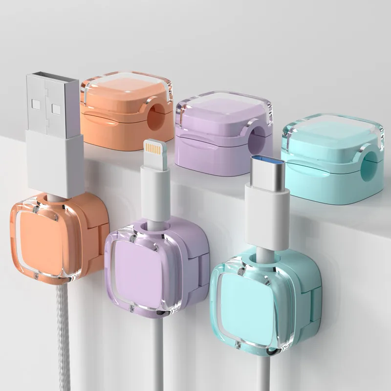 Phone Accessories Hooks - VIKEFON klip manajemen kabel magnetik, 6