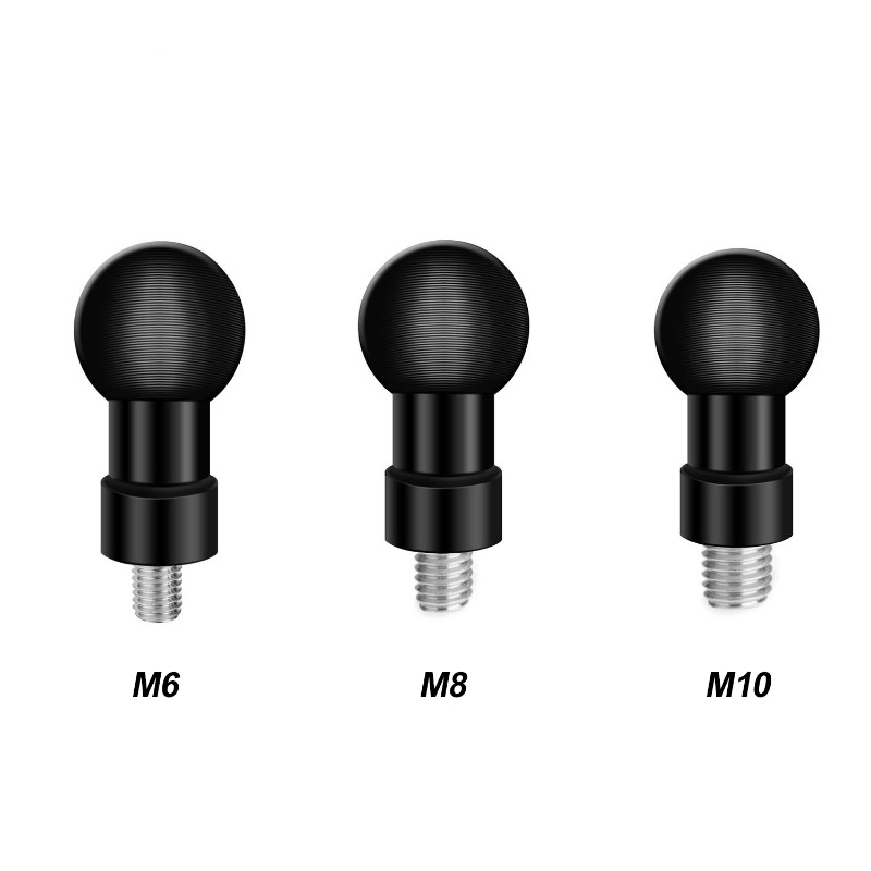 Phone Accessories Video - Adaptor Kepala Bola Aluminium 17mm ke