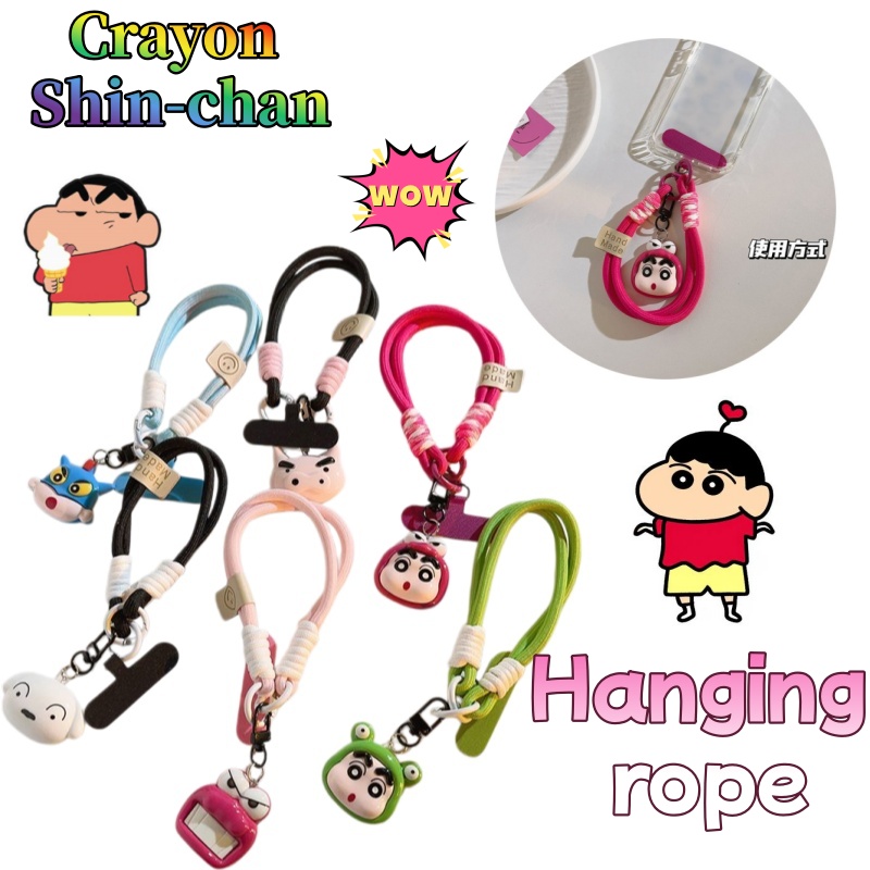 Phone Accessories Doll - Crayon Shin-chan Shiro Crocodile Boneka Plush