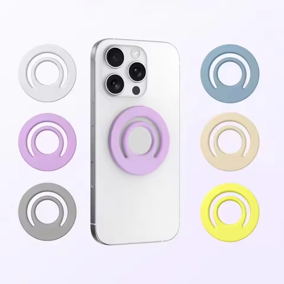 Phone Accessories For Android - Penyangga Ponsel Magnetik Silikon dengan Cincin