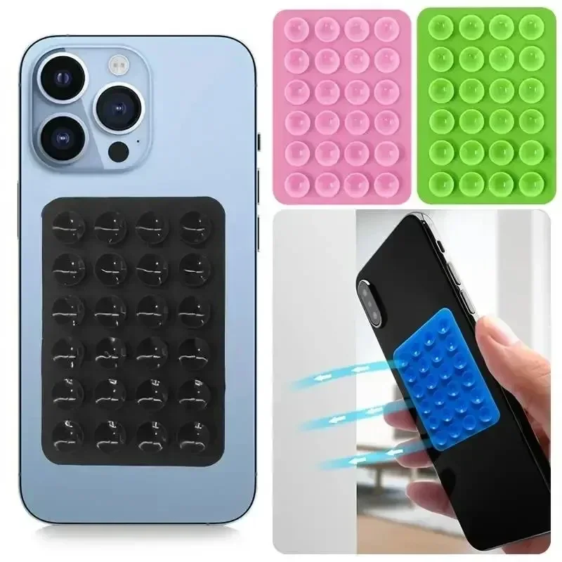 Phone Accessory - Penyangga Ponsel Perekat Silikon Anti Selip,