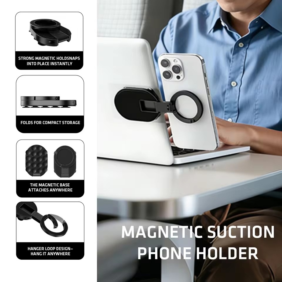 Phone Accessory - MA39 Penyangga Ponsel Lipat Magnetik Universal