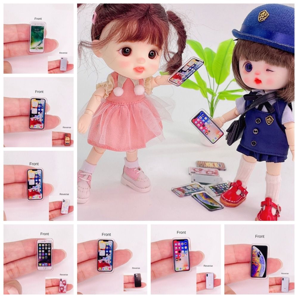 Phone Accessories Doll - Miniatur 1:12 barang miniatur rumah boneka