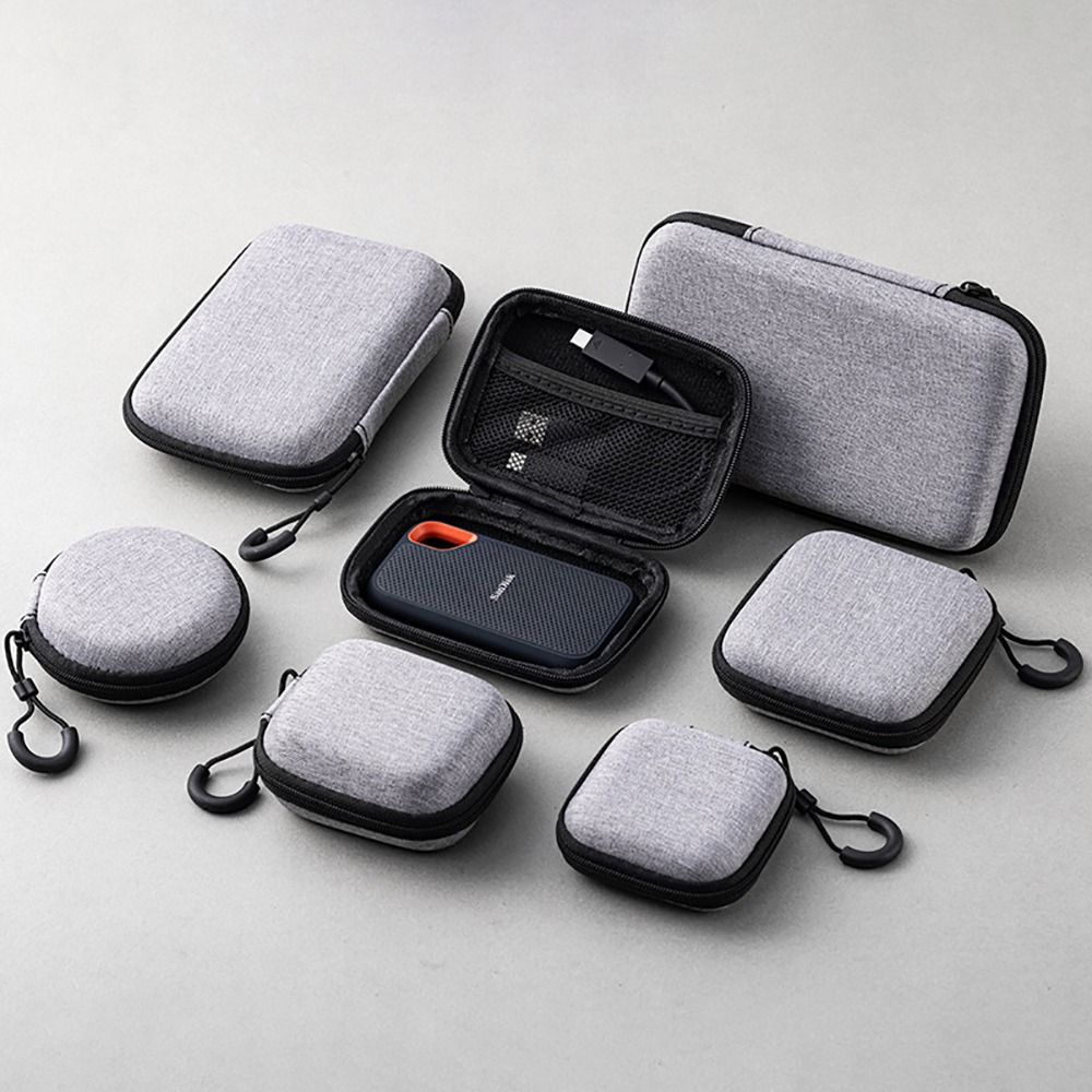 Phone Accessory - 1Pcs Tas Penyimpanan EVA untuk Earphone/Telepon/Kabel