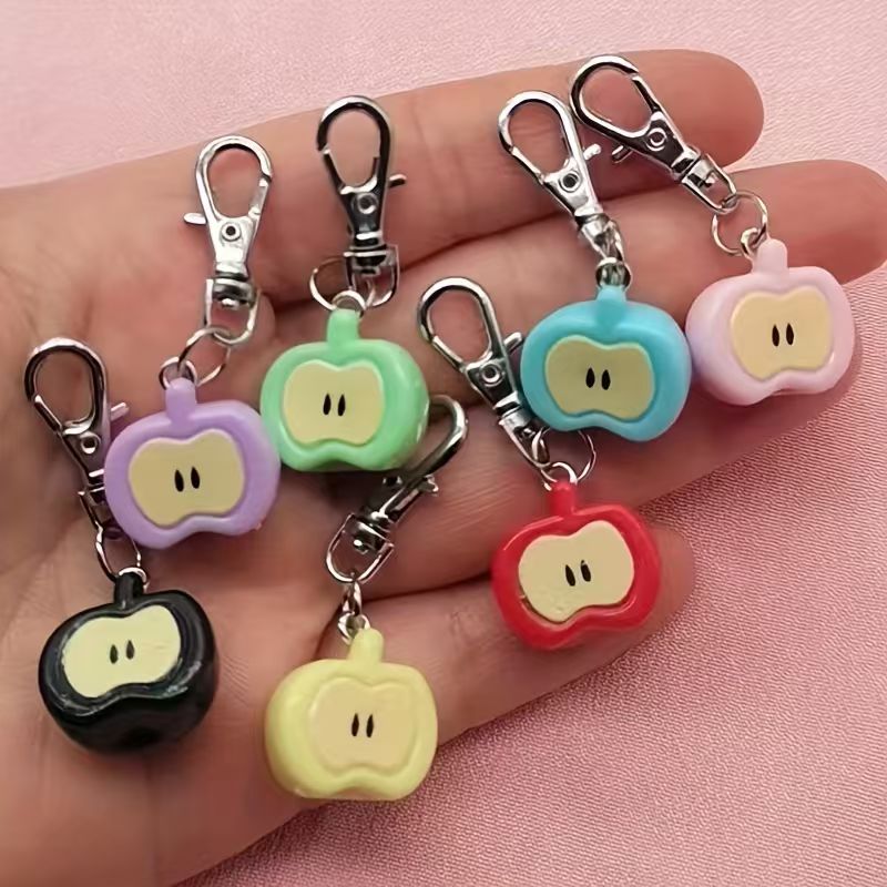 Phone Accessory - 7 buah gantungan kunci resin berbentuk