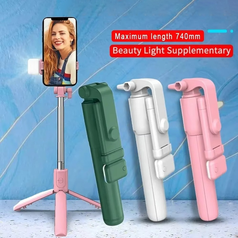 Phone Accessories Video - Tripod tongkat selfie portabel yang dapat