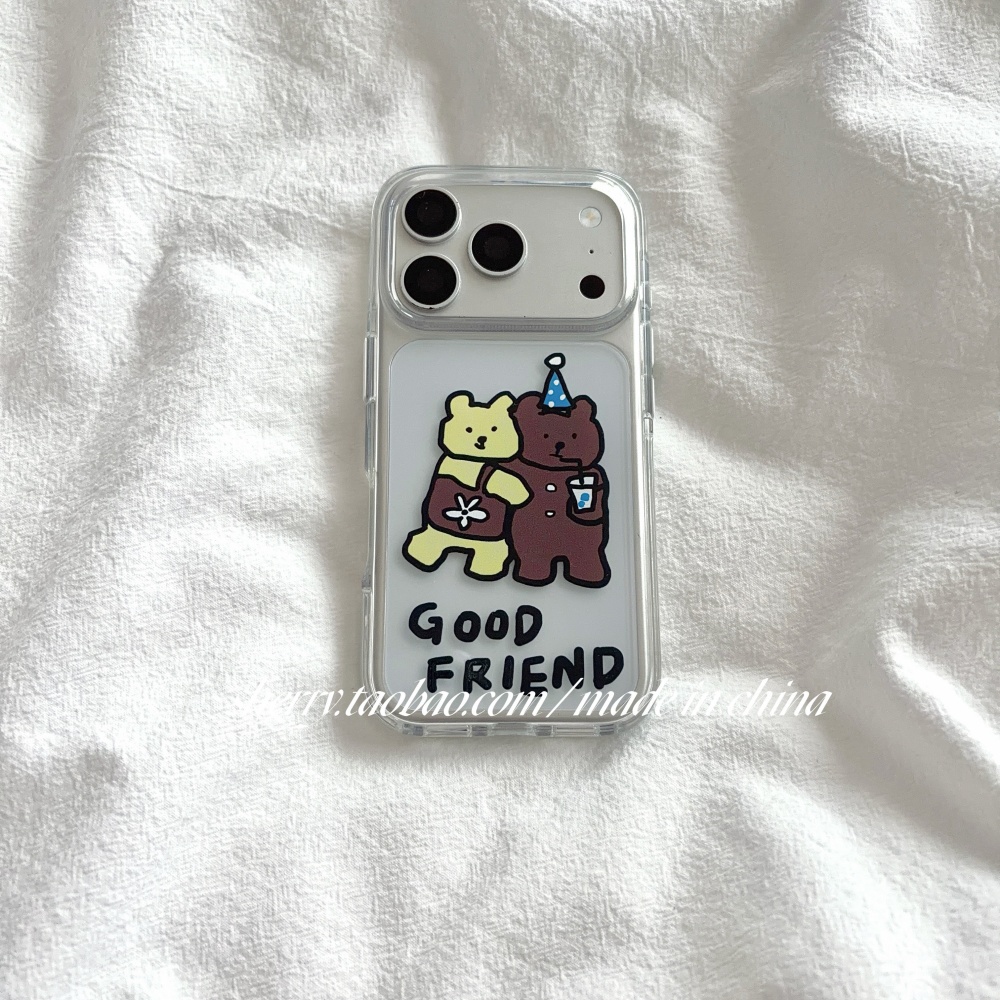 Yellow Phone Accessories - Casing HP Beruang Kuning & Coklat