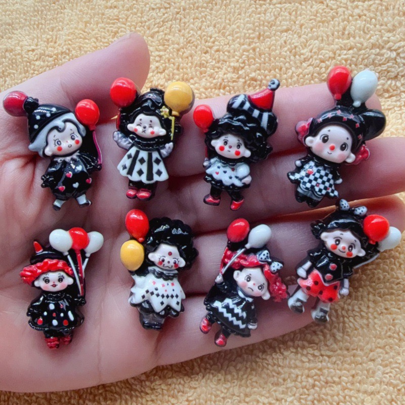 Phone Accessory - 12 Buah Balon Joker Aksesori Resin