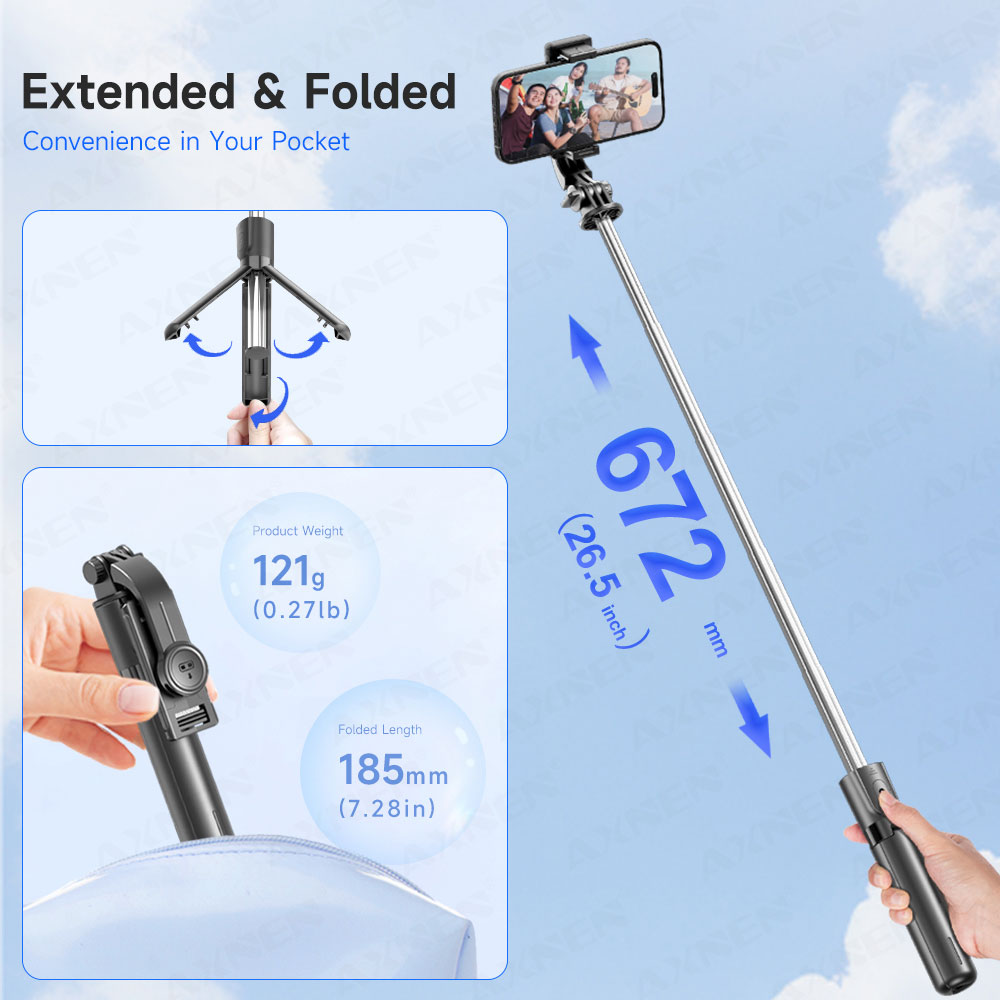 Tripod Tongkat Selfie dengan R - Phone Accessories Video ulasan dan harga
