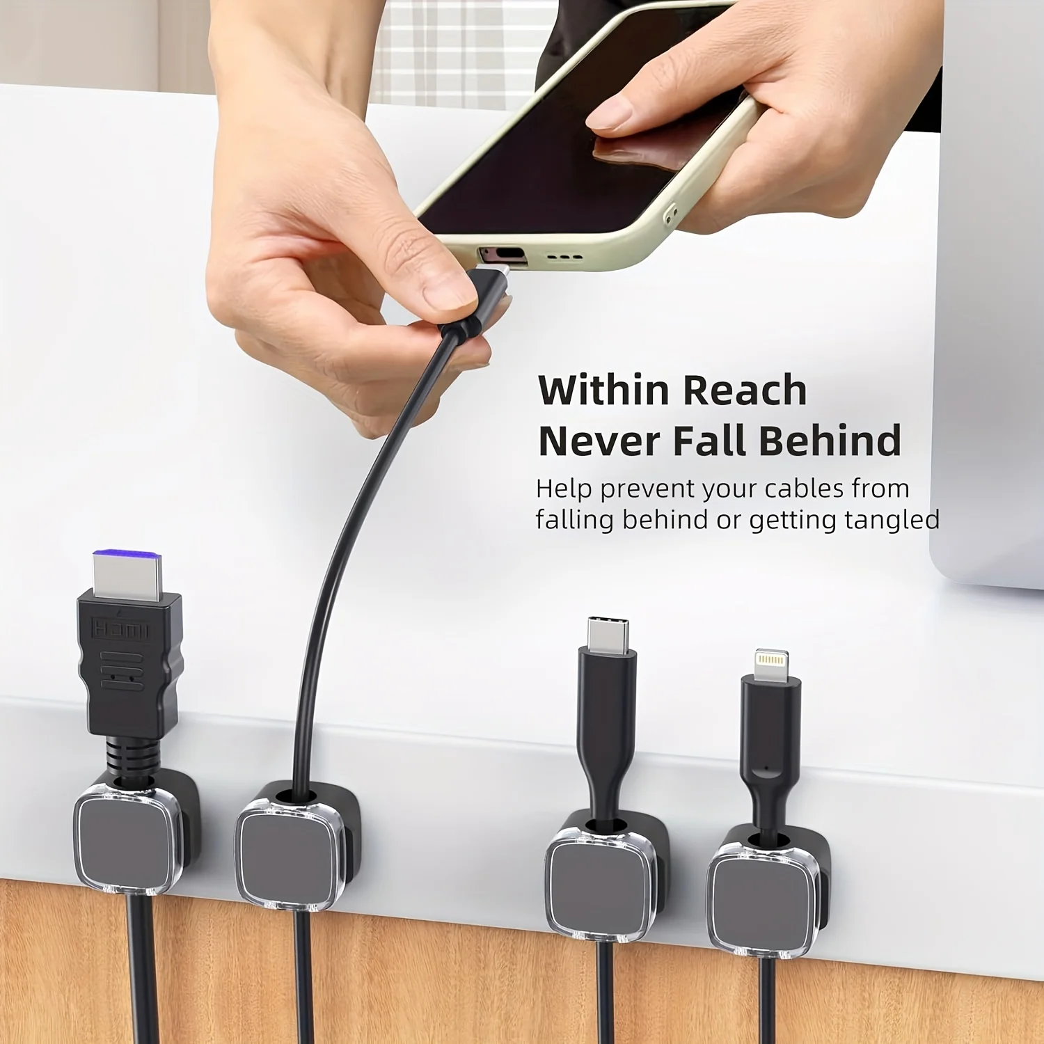 VIKEFON klip manajemen kabel m - Phone Accessories Hooks ulasan dan harga