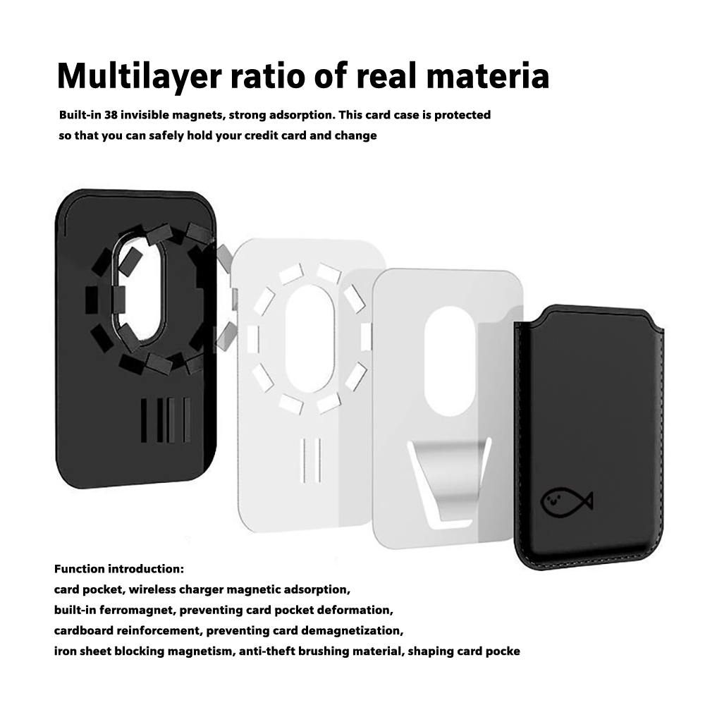 Dompet Kulit Magnetik Motif Ik - Phone Accessories For Android ulasan dan harga
