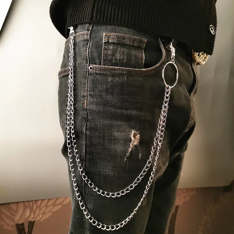 Sabuk Rantai Logam Punk dengan - Phone Accessories Hooks ulasan dan harga
