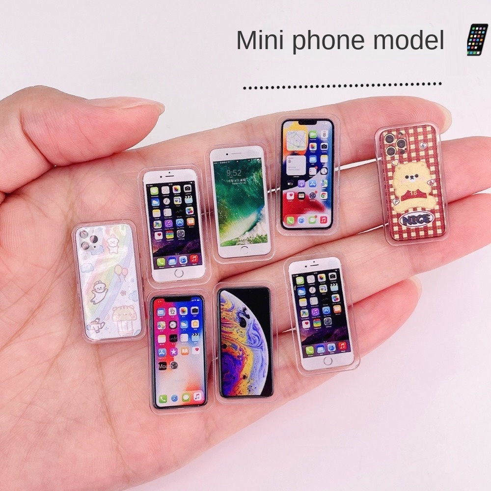 Miniatur 1:12 barang miniatur  - Phone Accessories Doll ulasan dan harga