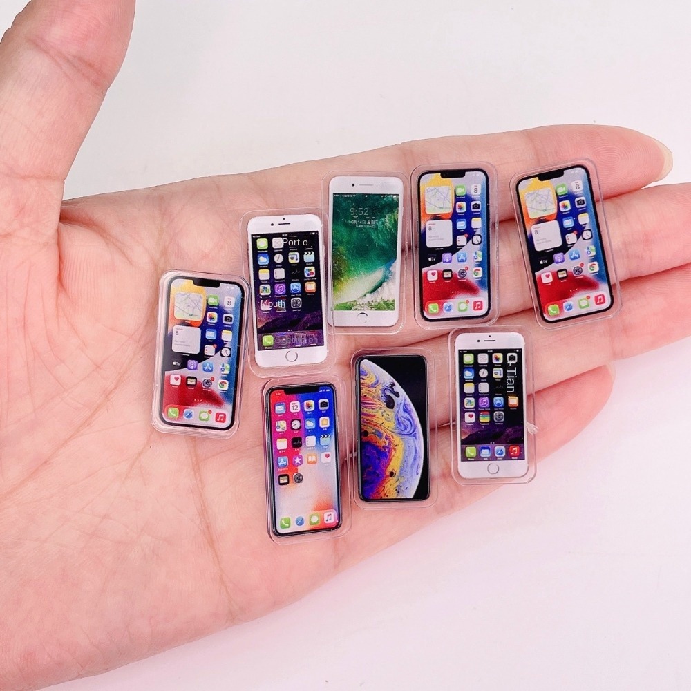 Miniatur 1:12 barang miniatur  - Phone Accessories Doll ulasan dan harga