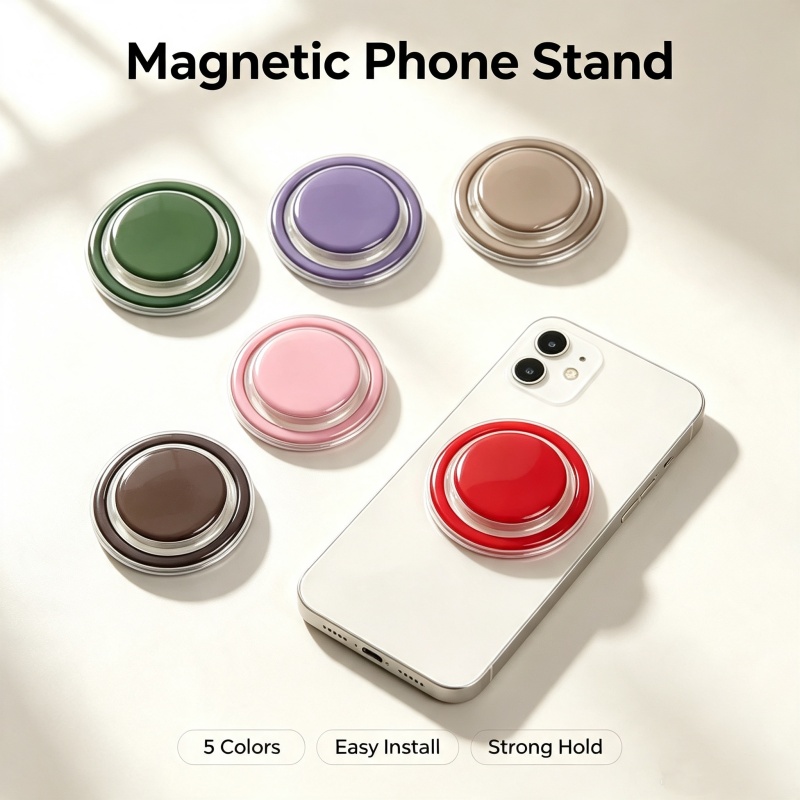Penyangga Ponsel Lipat Magneti - Pop Socket Grip ulasan dan harga