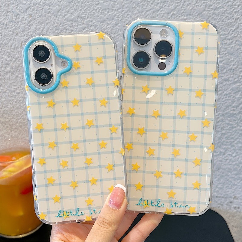 Casing Ponsel Motif Kotak-kota - Yellow Phone Accessories ulasan dan harga