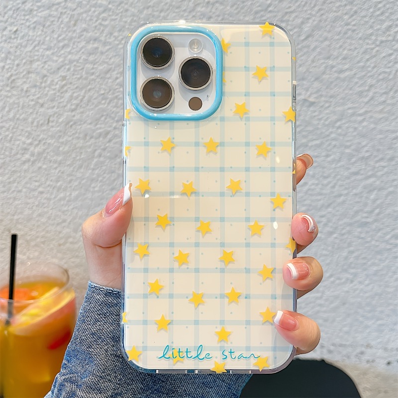 Casing Ponsel Motif Kotak-kota - Yellow Phone Accessories ulasan dan harga