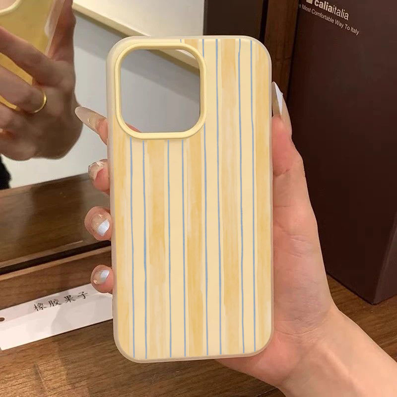 Casing Ponsel Bergaris Kuning  - Yellow Phone Accessories ulasan dan harga