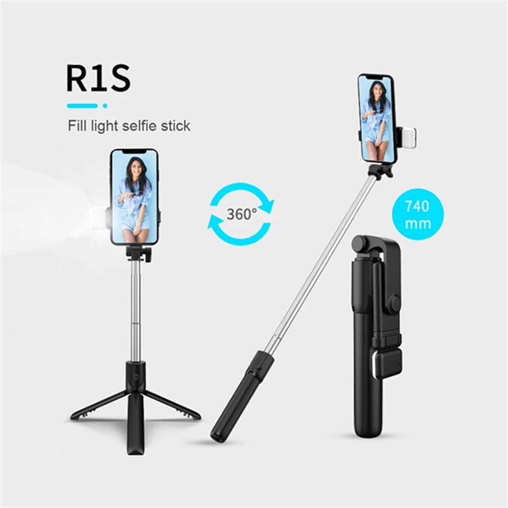 Tripod tongkat selfie portabel - Phone Accessories Video ulasan dan harga