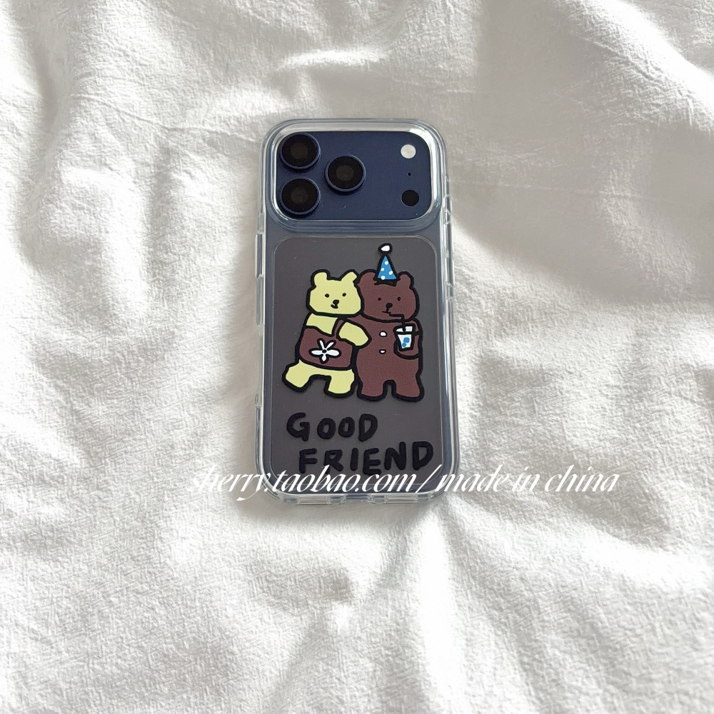 Casing HP Beruang Kuning & Cok - Yellow Phone Accessories ulasan dan harga