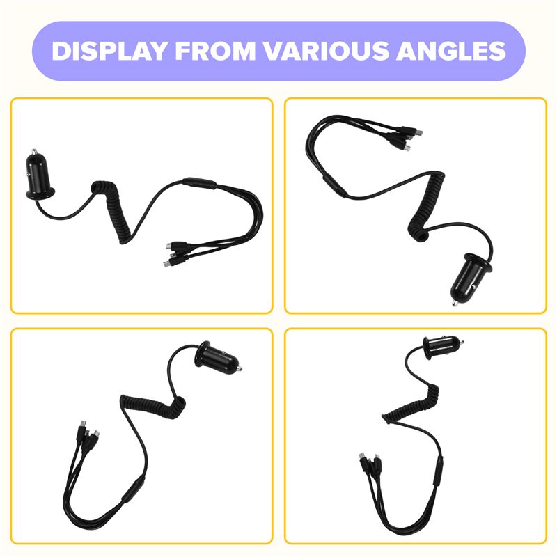 Aksesoris Adaptor Mobil 3 Anta - Phone Accessories For Android ulasan dan harga