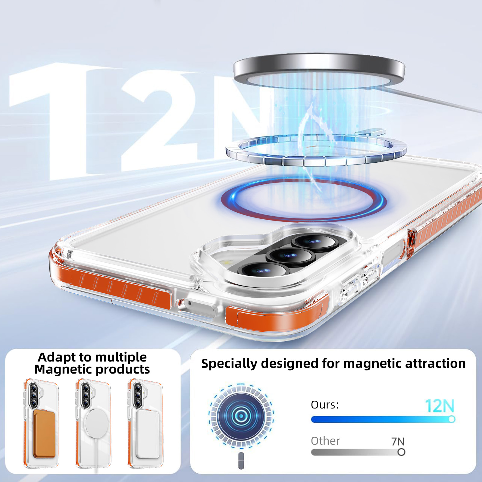 Casing Ponsel Magnetik Anti Se - Yellow Phone Accessories ulasan dan harga