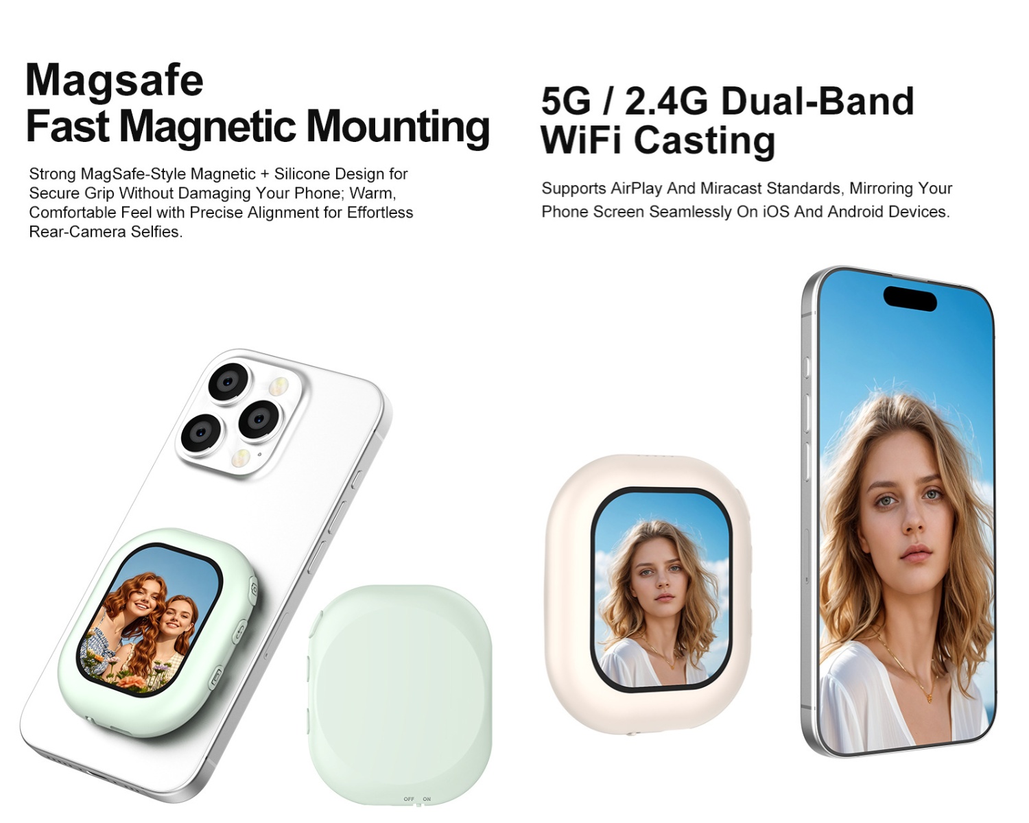 Monitor Layar Selfie Magnetik  - Phone Accessories For Android ulasan dan harga